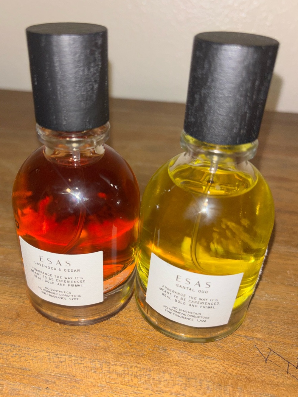 ESAS LAVENDER & CEDAR FRAGRANCE + Sental oud 1.7oz new without box
